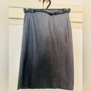 H&M Grey Straight Skirt